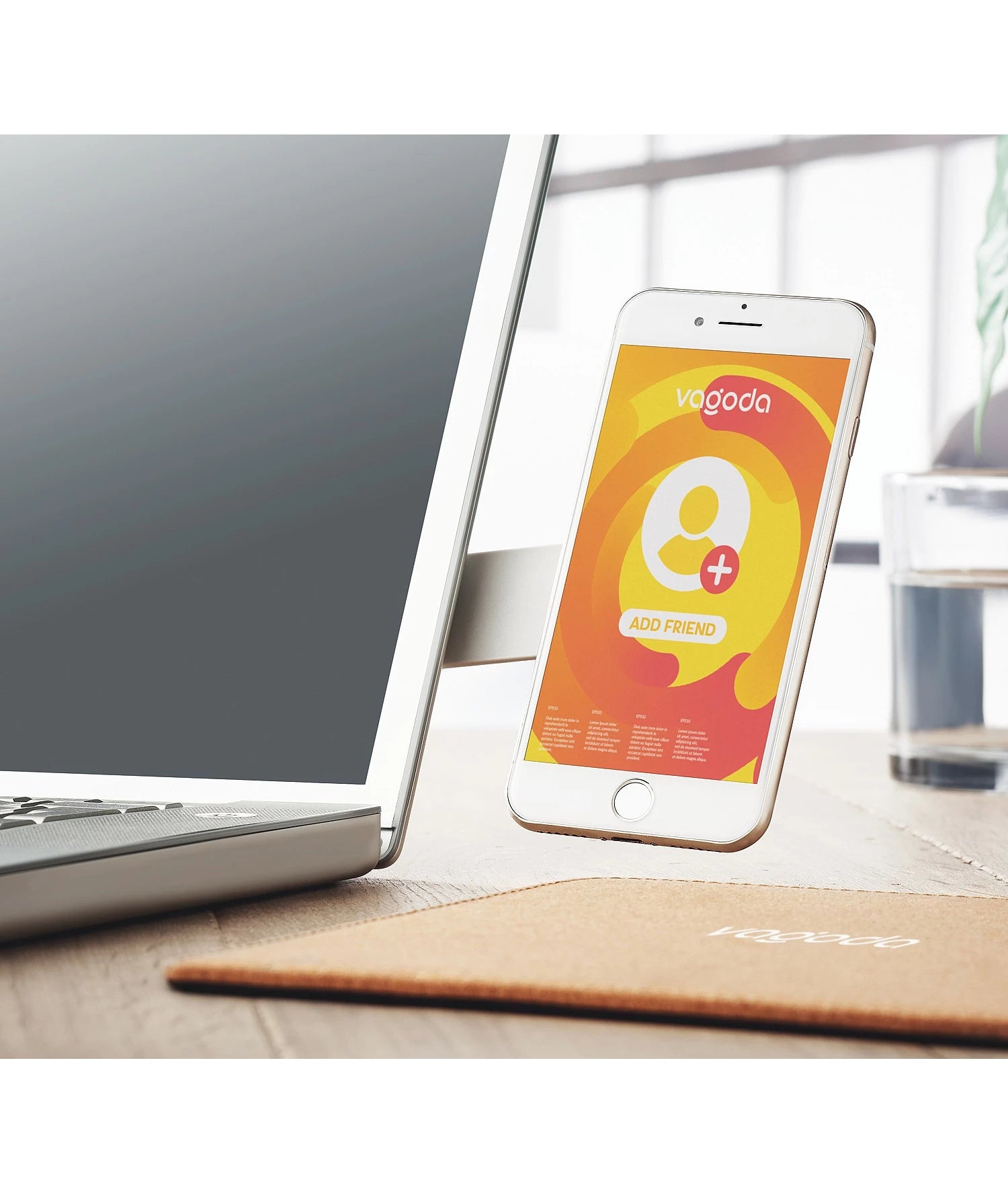 Magnetisk Mobilhållare för Laptop