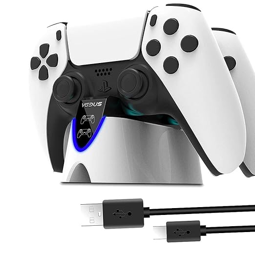 Dubbel laddningsstation för PS5-kontroller