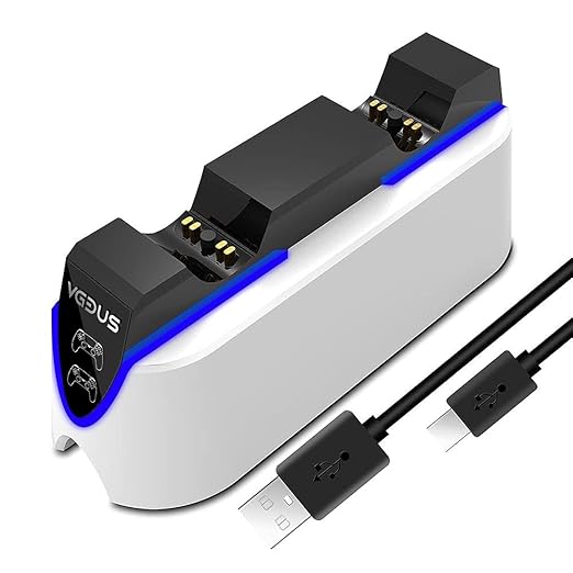 Dubbel laddningsstation för PS5-kontroller