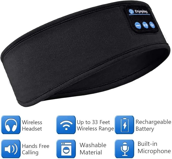 Bluetooth-pannband med inbyggda hörlurar