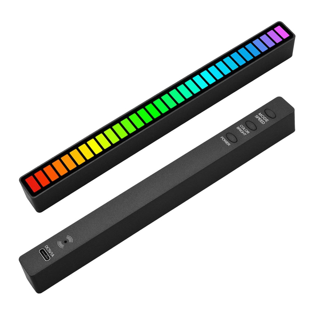 Ljudkontroll Med 32 LED RGB-lampor