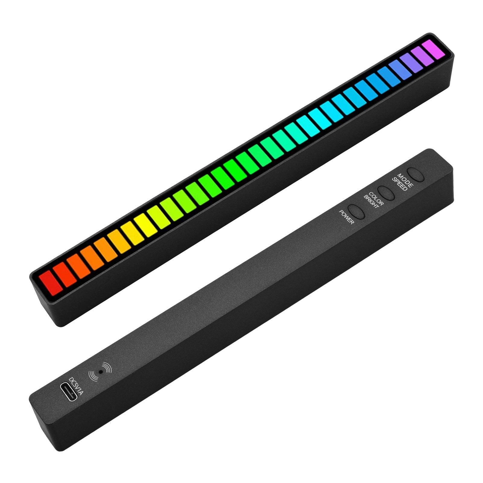 Ljudkontroll Med 32 LED RGB-lampor