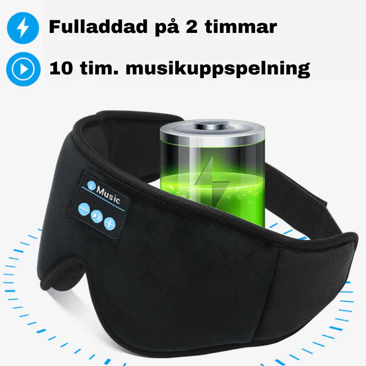 3D Sovmask med inbyggt ljud