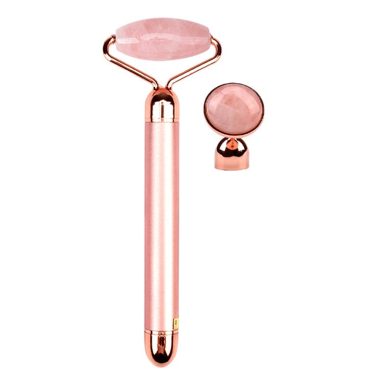 Elektrisk Rose Quartz Roller Kit