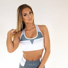 Gavelo Sports Bra – Vit/Grå
