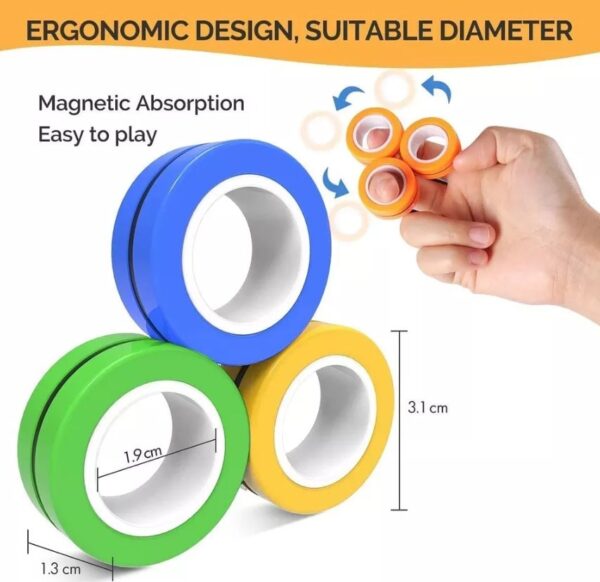 Magnetic Rings Fidget Toy