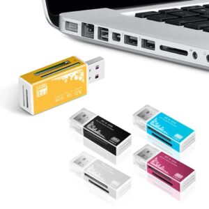4 i 1 Mini USB Minneskortsläsare